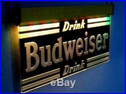 H027 Budweiser Neon Signs Led Light Beer Bar Pub Man cave Vintage Style Classic