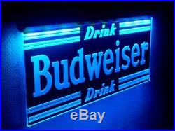 H027 Budweiser Neon Signs Led Light Beer Bar Pub Man cave Vintage Style Classic