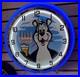 Hamm_s_Hamms_Beer_Vintage_Sign_Large_Metal_2_Ring_Neon_Clock_Rare_01_rx