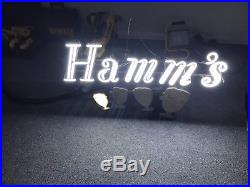 Hamms Beer Dancing Mugs Neon Sign Motion Light Bear Sign Goblets Vintage Rare