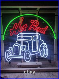 Hot Rod Vintage Car Neon Sign / Classic Cars / Wall Signs Petro Gas & Oil Mens