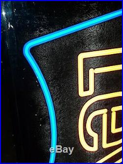 Huge 4' ft Levi Blue Jeans Advertising Sign faux Neon Vintage Antique rare size