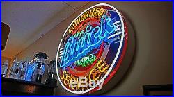 Huge BUICK NEON SIGN on the can Man Cave Vintage logo GM 36 made in USA Retro