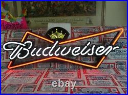 Huge New Vtg 2011 Budweiser Beer Logo In Motion Led Neon Bar Light Pub Sign Wow