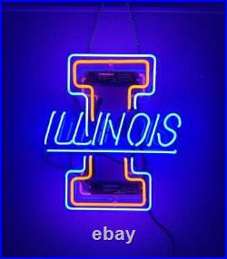 IIIinois Handmade Bistro Real Glass Neon Craft Neon Light Sign Vintage