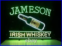 Jameson Irish Wiskey Vintage Shop Bar Decor Artwork Neon Sign Acrylic Bottle