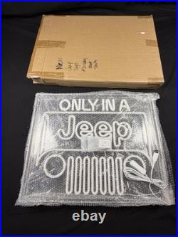 Jeep LED Neon Lighted Sign Man Cave Outdoors