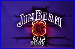 Jimbeam Beer Bar Neon Sign Vintage Decor Artwork Shop Glass And Acrylic