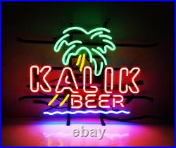 KALIK BEER Bar Bud Store Real Glass Neon Sign Vintage Decor Neon Light