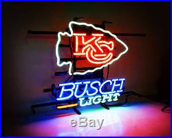 KC Busch Light Neon Sign Club Vintage Patio Bistro Beer Pub Bar Canteen Workshop