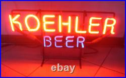 Koehler Beer Neon Sign Vintage Original