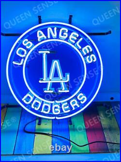 LA Dodgers Room Gift Man Cave Acrylic Vintage Neon Light Sign Decor Wall 19
