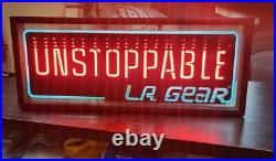 LA Gear UNSTOPPABLE Neon Sign Vintage 80's Store Display Michael Jackson Rare