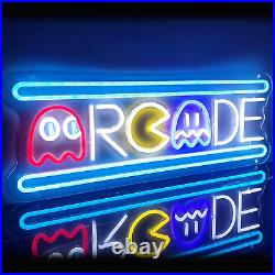 Large Arcade Neon Sign Retro Game Ghost Arcade LED Neon Light Sign Handmade 25'