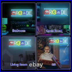 Large Arcade Neon Sign Retro Game Ghost Arcade LED Neon Light Sign Handmade 25'