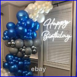 Large Happy Birthday LED Neon Sign, 28 Inches Personalized Neon Light Sign for B Large Happy Birthday LED Neon Sign, 28 Inches Personalized Neon Light Sign for B