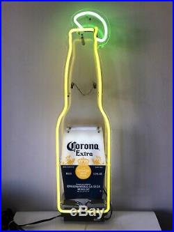 Large Vintage Corona Extra Neon Light Wall Hanging Beer Sign Bar Billiard Lamp