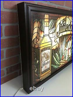Large Vintage El Jimador Tequila Bar Light Beer Sign Man Cave 26x20 RARE Collect