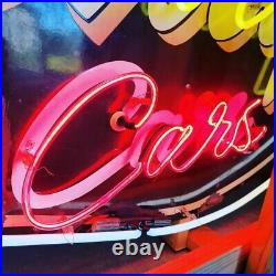 Large vintage neon ECONOMY CARS sign