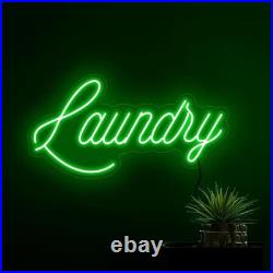 Laundry Neon Sign 20x7 Light Display Vintage Laundry room Wall Decor Laundry Neon Sign 20x7 Light Display Vintage Laundry room Wall Decor