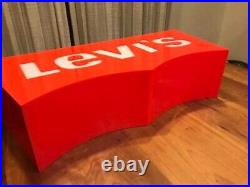 Levi's 100V Sale Neon Sign Display OLD Red object collection Vintage Goods Japan