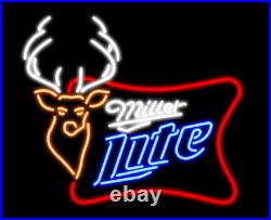 Lite Deer High Life Neon Light Sign Lamp Bar Vintage Wall Decor Gift 19x15 Lite Deer High Life Neon Light Sign Lamp Bar Vintage Wall Decor Gift 19x15
