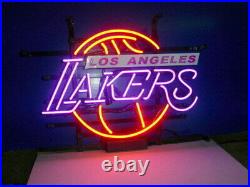 Los Angeles Lakers Acrylic Bar Neon Sign Vintage Shop Decor Artwork Wall Sign