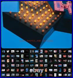 Lot Of 90 Neon Arrow Signs 1960s-1970 All 1 Amateur Photog Vtg 35mm Photo Slides