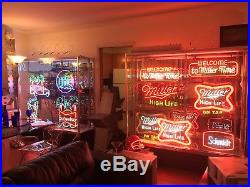 Lot of 31 Vintage Neon Beer Signs Used Retail Sign Value $11,000 Make Offer