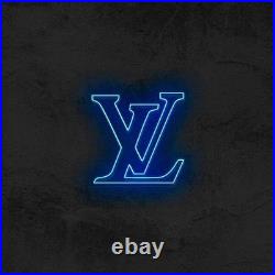 Louis-vuitton Logo Flex Neon Sign 20x20 Light Display Vintage Bar Wall Decor