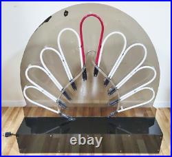 MONUMENTAL Vintage 20th C NBC NEON Light SIGN PEACOCK NBC Advertising Logo TV