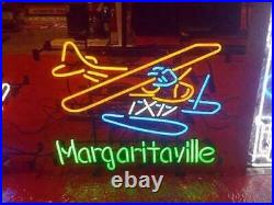 Margaritaville Airplane Shop Decor Artwork Neon Sign Bar Vintage