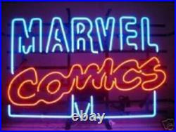 Marvel Comics Neon Sign Light Bar Decor Artwork Shop Vintage Glass
