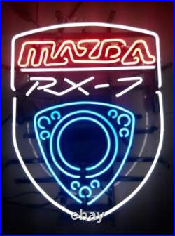 Mazda Rx-7 Sports Car Vintage Garage 20x16 Neon Sign Bar Lamp Light Party Pub