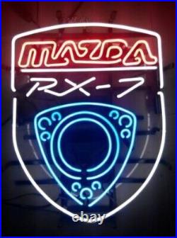 Mazda Rx-7 Sports Car Vintage Garage Neon Sign 24x20 Bar Light Party Pub