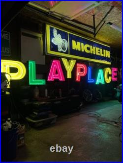 McDonald's Playplace Sign Vintage Neon