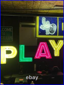 McDonald's Playplace Sign Vintage Neon