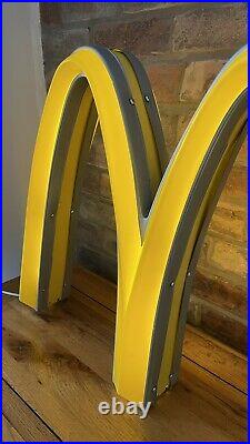 McDonalds Golden Arches Neon Sign Advertising Retro Mancave Vintage USA