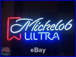 Michelob Ultra Vintage Logo Beer Lager Neon Sign 20x16 From USA