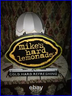 Mikes Hard Lemonade Cold Hard Refreshing Vintage Beer Sign Bar Neon Light 20x23