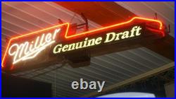 Miller Genuine Draft Neon Sign Vintage