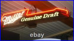Miller Genuine Draft Neon Sign Vintage