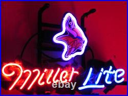 Miller Lite Cave Bar Vintage Neon Sign Shop Decor Artwork Acrylic
