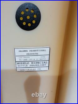 Modelo Beer Bottle Light Up Lamp Neon Sign Bar Man Cave Decor Pub Beer vtg