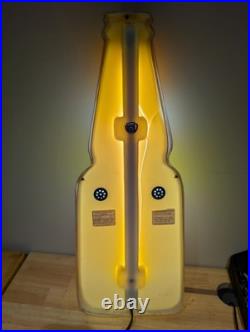 Modelo Beer Bottle Light Up Lamp Neon Sign Bar Man Cave Decor Pub Beer vtg