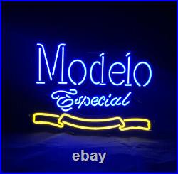 Modelo Especial Vintage Garage Bistro Real Glass Wall Neon Sign Light