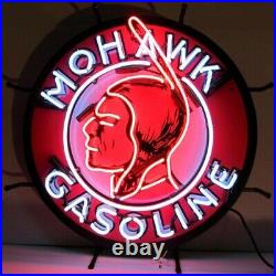 Mohawk Gasoline Vintage Look Room Decor Neon Light Neon Sign 24x24 5GSMOH