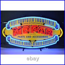 Mopar Vintage Shield Neon Sign