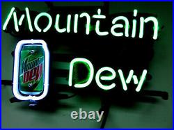 Mountain Dew Soft Drink Acrylic Printed Neon Sign Shop Vintage Bar Sign 17