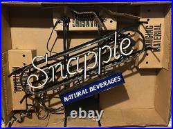 NEW Snapple Natural Beverages Neon Sign in The Original Box Vintage
